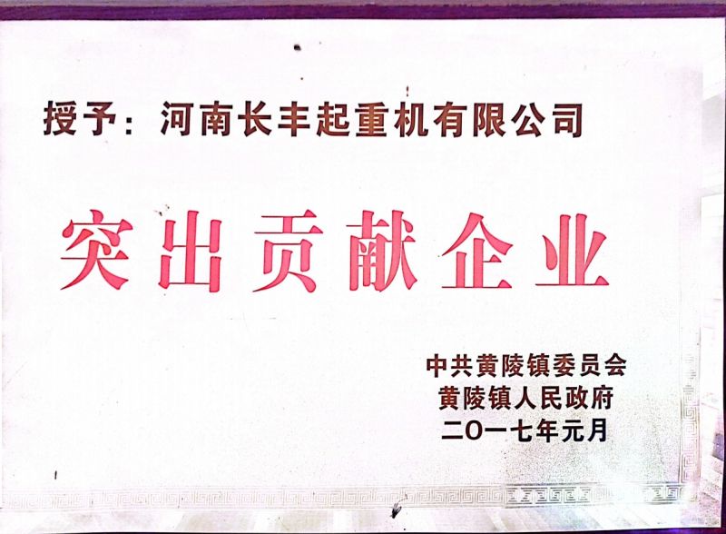 2017突出貢獻企業(yè)